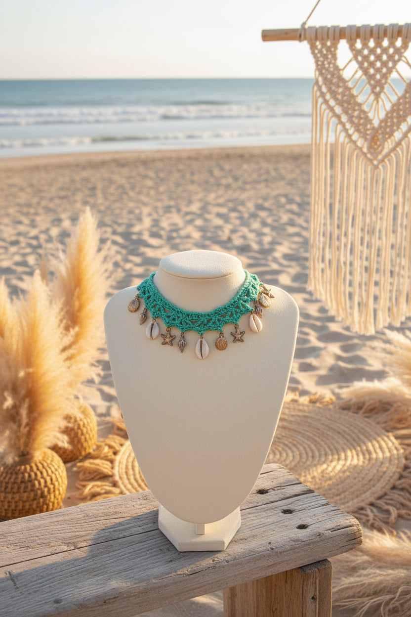Le collier ras-du-cou bohème Naïade - Collection Signature