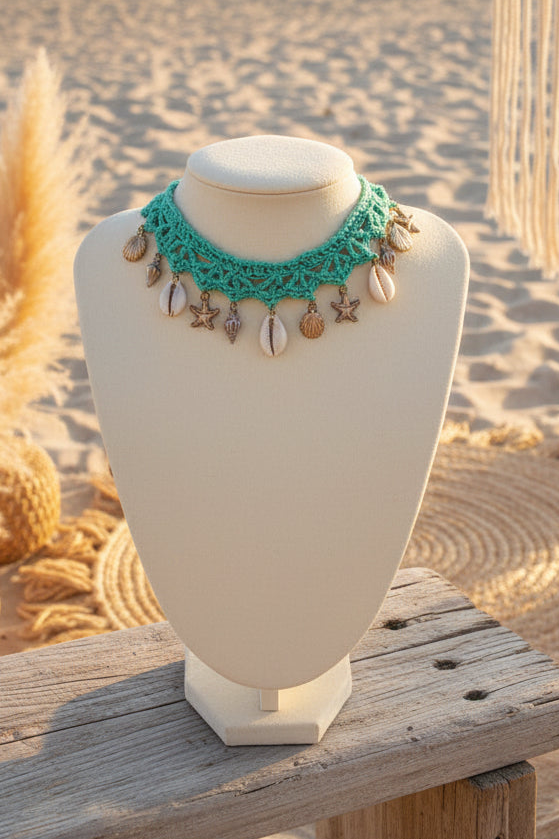 Le collier ras-du-cou bohème Naïade - Collection Signature