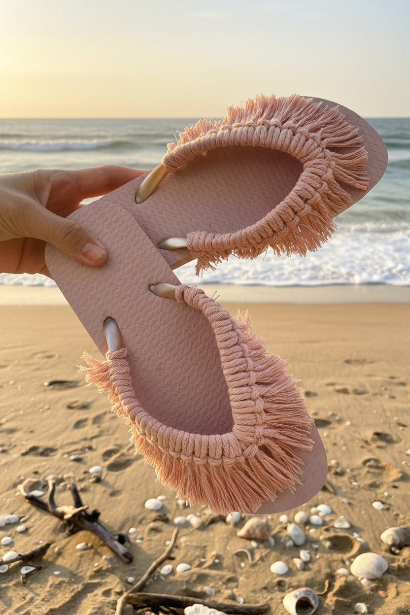 Les tongs bohèmes Alba
