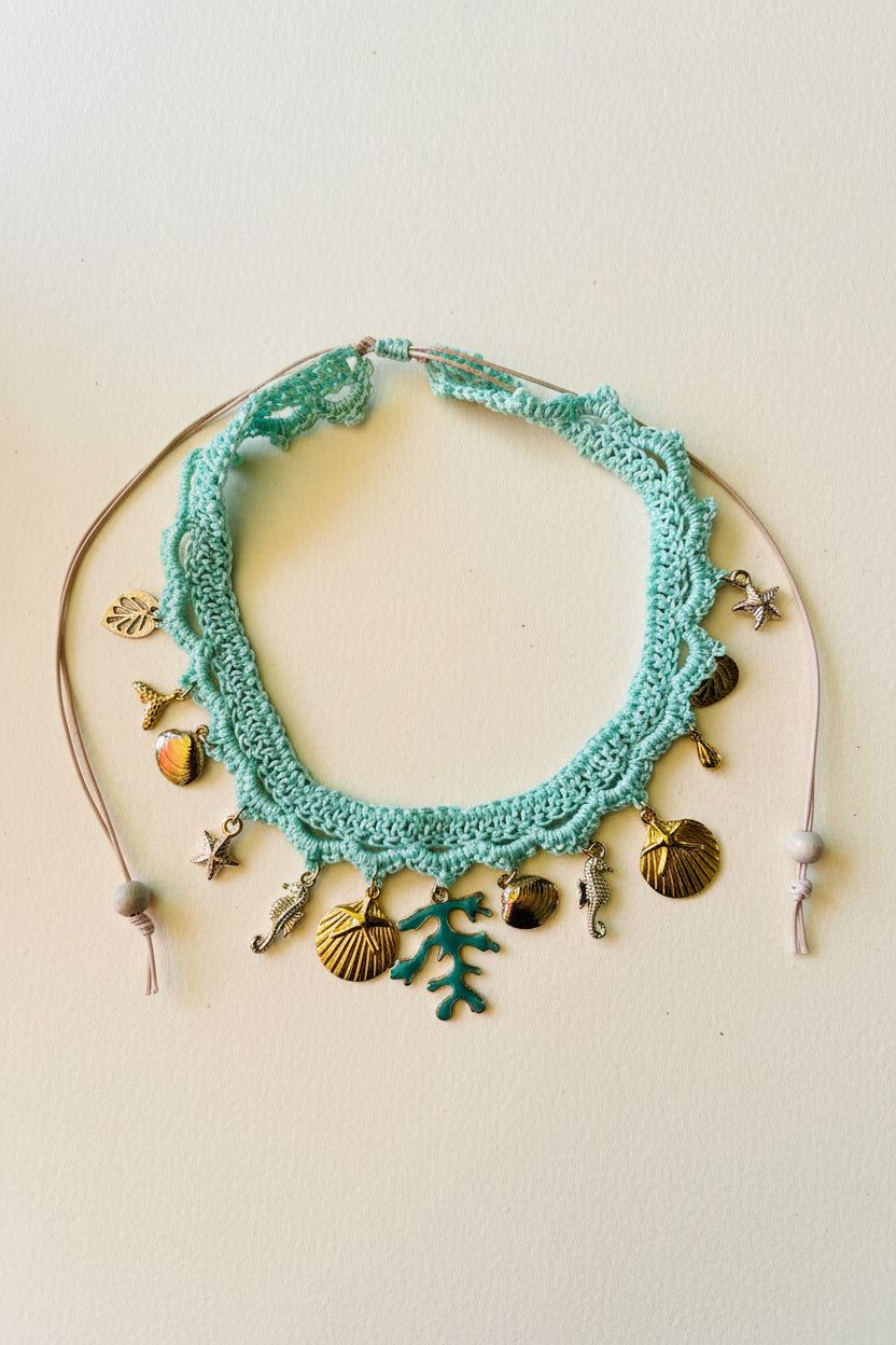 Le collier ras-du-cou bohème Thalassa - Collection Signature