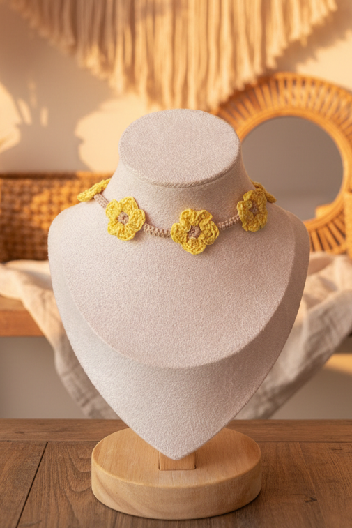 Le collier ras-du-cou bohème Solaya - Collection Signature