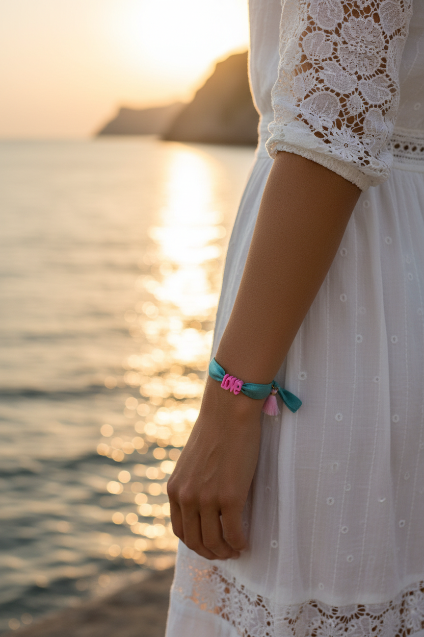 Le bracelet élastique Love