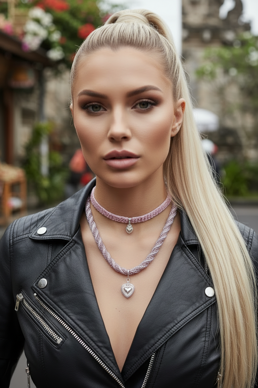 Colliers Layering Cristina "Pink Rider"