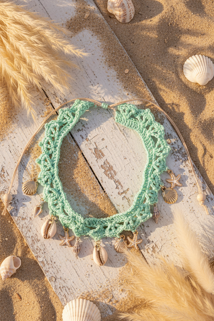 Le collier ras-du-cou bohème Naïade - Collection Signature