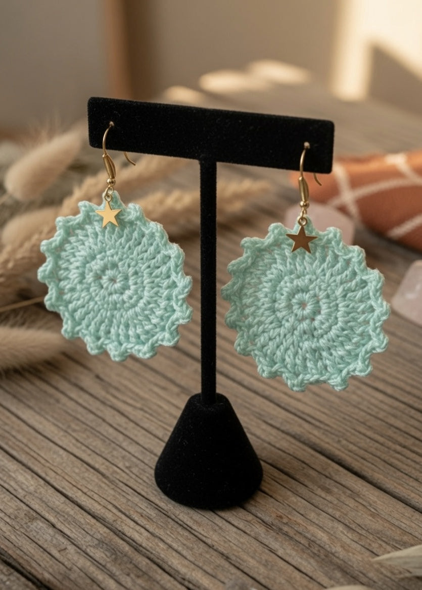 Les boucles d'oreilles bohème Talia - Collection Signature
