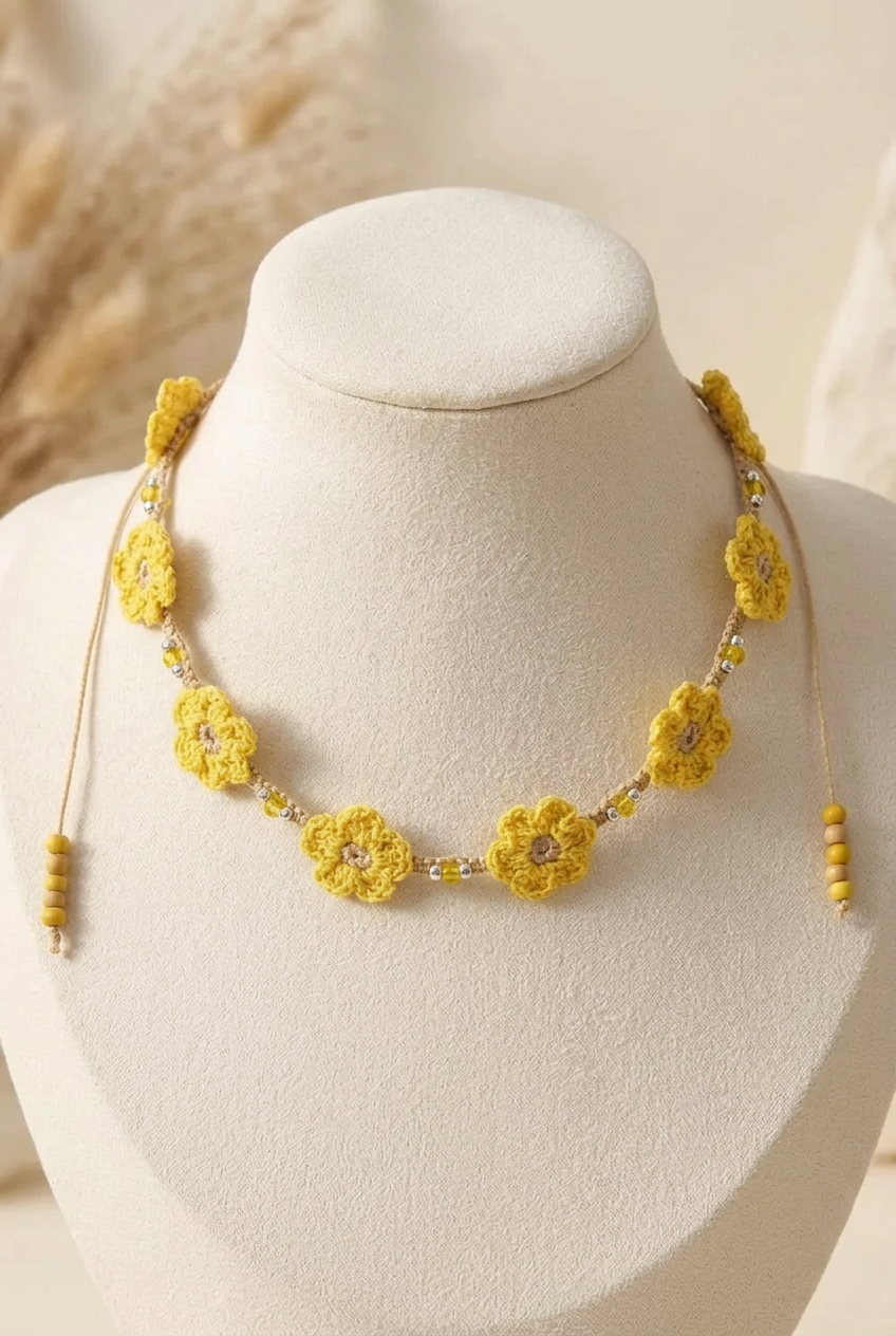 Le collier ras-du-cou bohème Solaya - Collection Signature