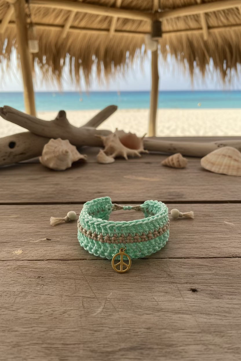 Le bracelet manchette bohème Shanti