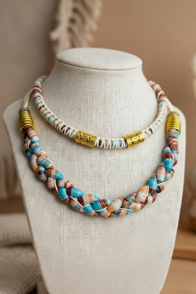 Collier layering Livia "Horizon Sauvage"