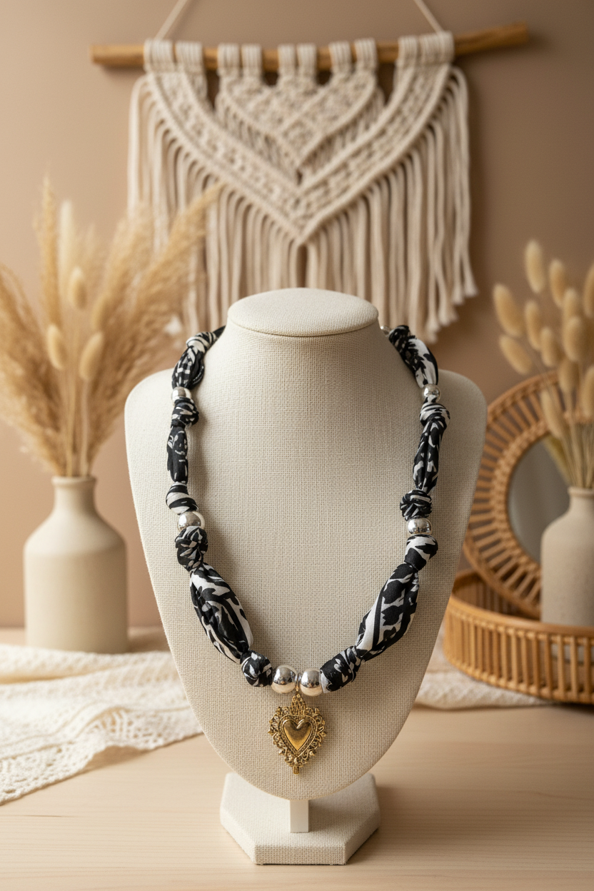 Collier Tina "Bohème et solaire"