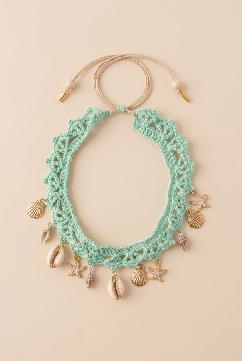Le collier ras-du-cou bohème Naïade - Collection Signature