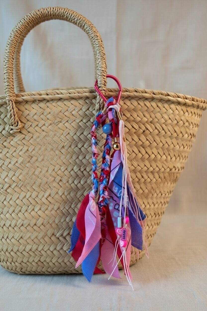 Bijou de sac Indy Folk & Color porté vue lifestyle - Joyas by Jo