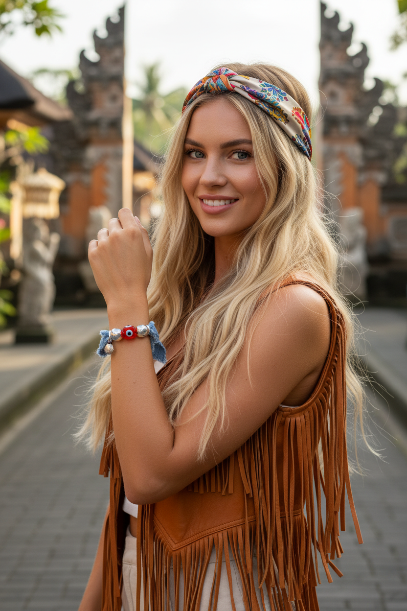 Bracelet Jean's Mia porté au poignet - Joyas by Jo
