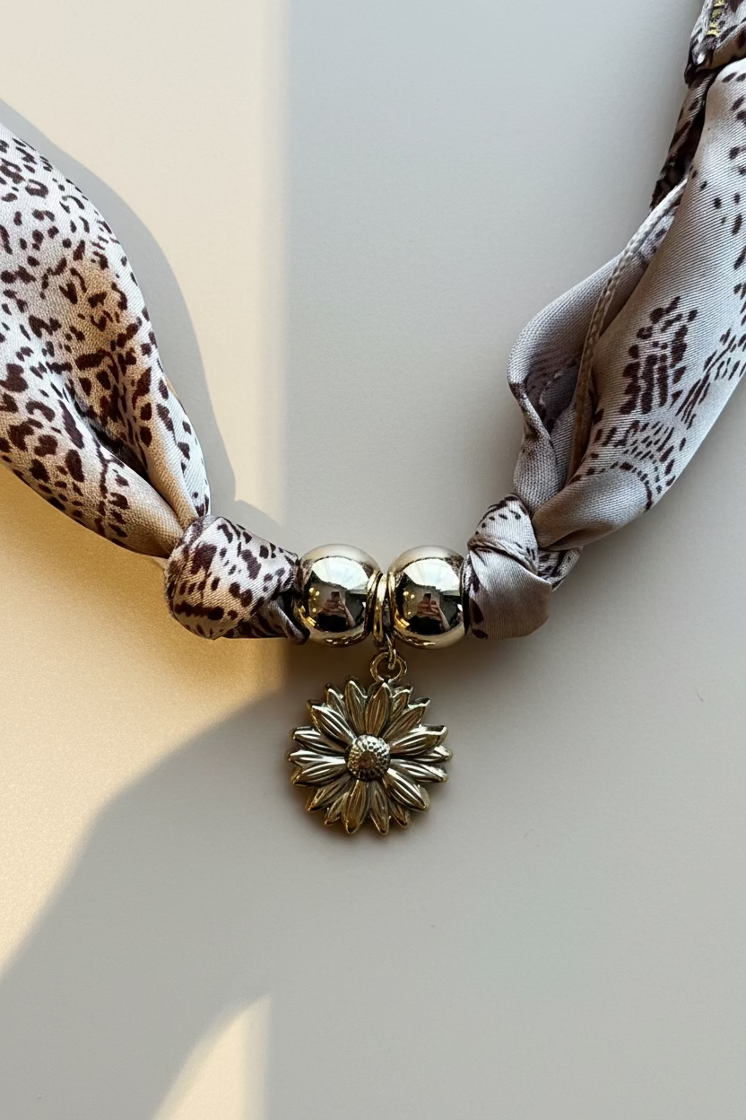 Joyas by jo- collier terre de sienne