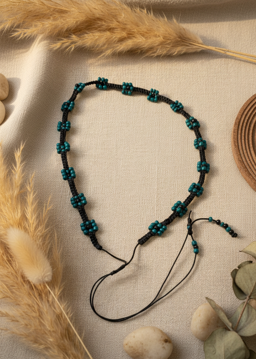 Headband perles LARA style bohème chic - Joyas by Jo