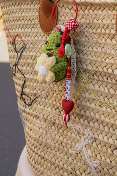 Porte-clés Bijou de Sac Avocat Crochet et Perles Hope