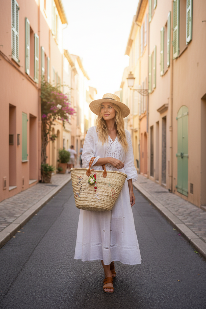Porte-clés Bijou de Sac Avocat Crochet et Perles Hope